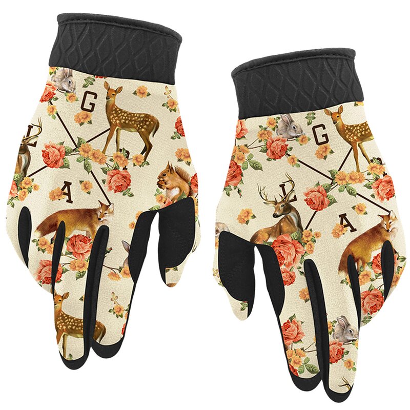 Loose Riders Bike Gloves Forest Animals