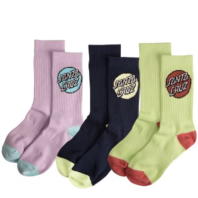 Santa Cruz Womens Pop Dot Socks 3 Pack Gr.37-40