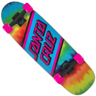 Santa Cruz Complete Skateboad Cruiser Tie Dye Full...