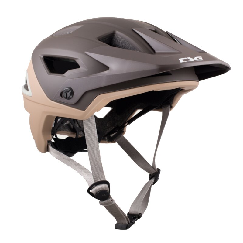 TSG Chatter Helm Solid Colour Satin Cacao Mint