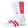 Stance Combed Cotton Socks OG White/Red
