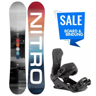 Nitro Team 157cm Snowboardset + Bindung