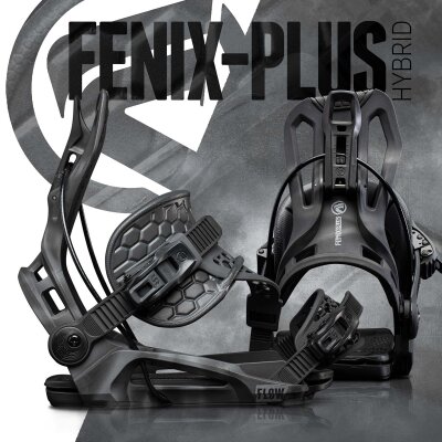 Flow Fenix Plus Hybrid Bindung Gunmtal/Black