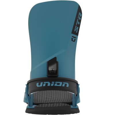 Union STR Snowboard Bindung Steel Blue