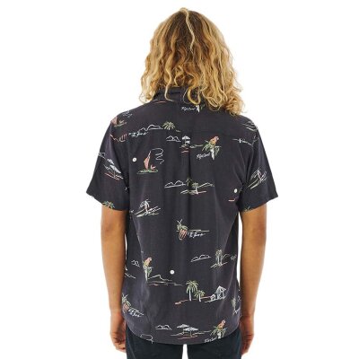 Rip Curl Party Pack S/S Shirt Washed Black