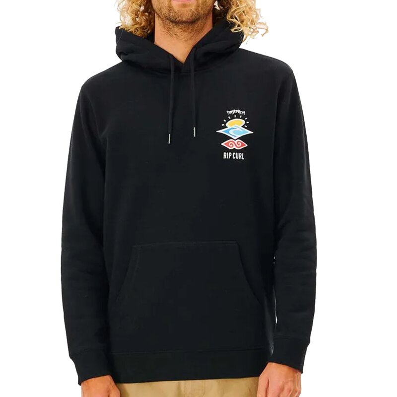 Rip Curl Search Icon Hoodie Black