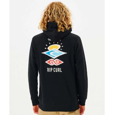 Rip Curl Search Icon Hoodie Black