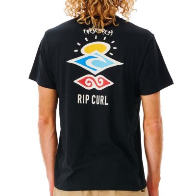Rip Curl Search Icon T-Shirt Black
