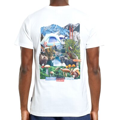Dedicated T-Shirt Stockholm Nature Collage White