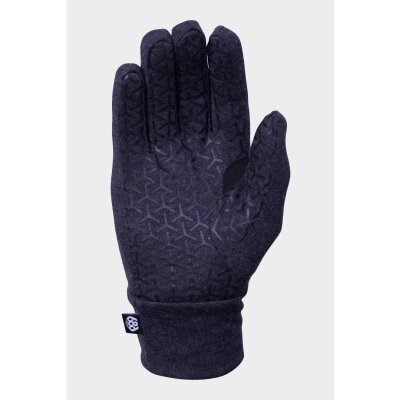 686 MNS Merino Glove Liner Black Heather