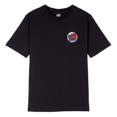 Santa Cruz Womens Tsunami Dot T-Shirt Black