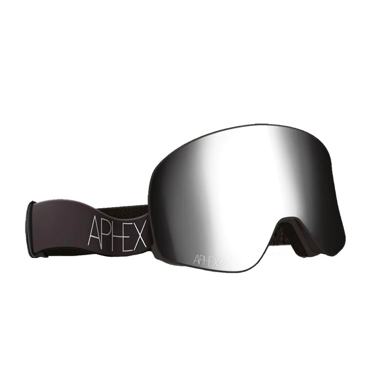 Aphex Virgo Matt Black/Silver Lens + Extra Lens Goggle