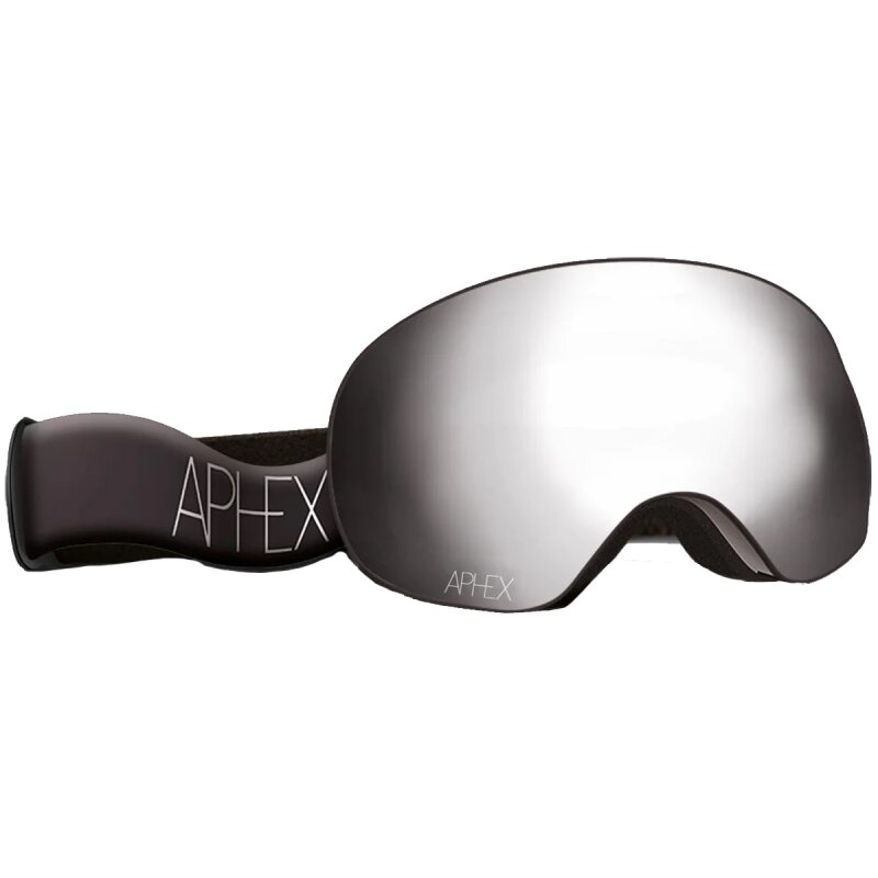 Aphex XPR Matt Black/Silver Lens + Extra Lens Goggle