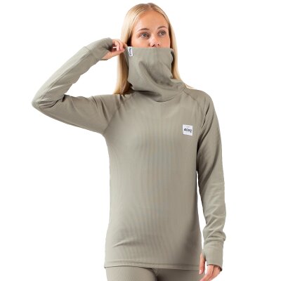 Eivy Base Layer Icecold Gaiter Rib Top Faded Oak