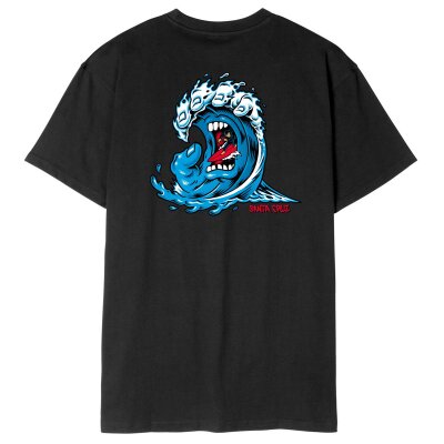 Santa Cruz Screaming Wave T-Shirt Black