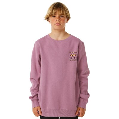 Rip Curl Boys Lost Islands Crew Sweatshirt Dusty Purple