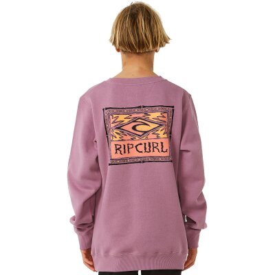 Rip Curl Boys Lost Islands Crew Sweatshirt Dusty Purple
