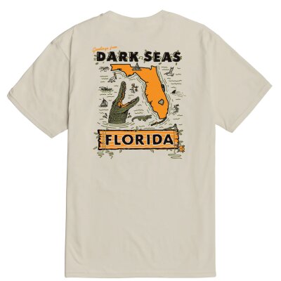 Dark Seas Florida T-Shirt Cream