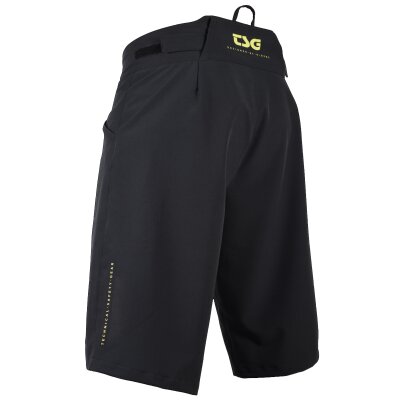 TSG SP8 Bike Shorts Black/Yellow