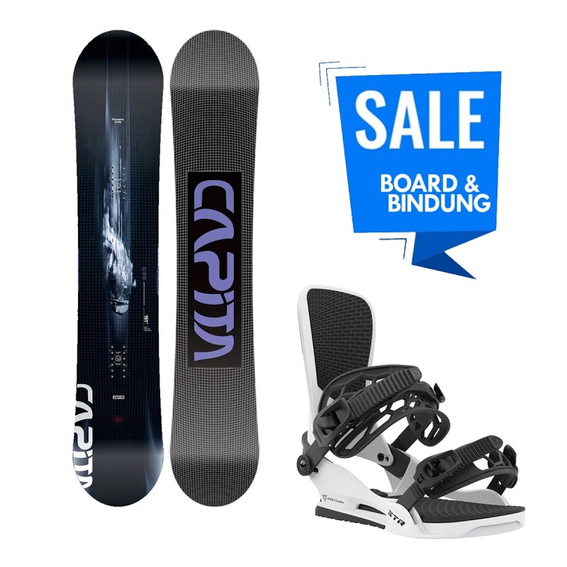 Capita The Outerspace Living Snowboard 161cm WIDE & Union STR Bindung White L (43,5 +)