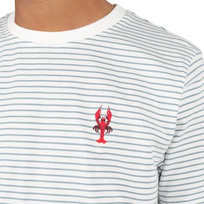 Wemoto Lobster Tee Shirt Ocean/White