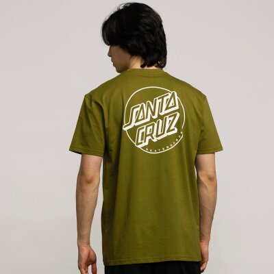 Santa Cruz Opus Dot Stripe AG T-Shirt Sea Kelp