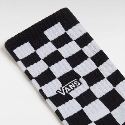 Vans Classic Checkerboard Crew Socks Black/White