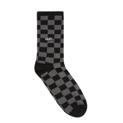 Vans Classic Checkerboard Crew Socks Black/Charcoal