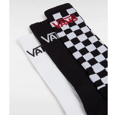 Vans Classic Crew Socks Black 3 Paar