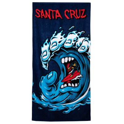 Santa Cruz Screaming Wave Beach Towel