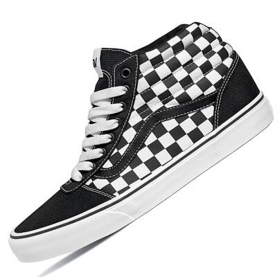 Vans Ward Hi Checkerboard Black/White