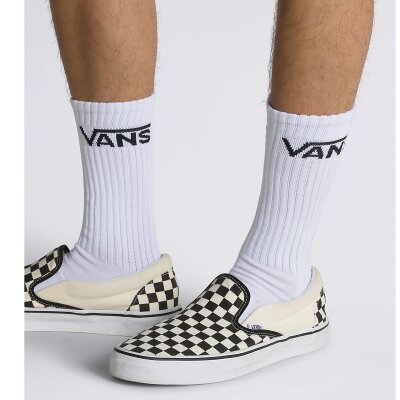 Vans Classic Crew Socks White 3 Paar