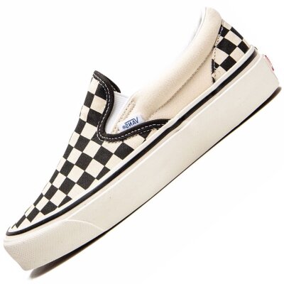 Vans Classic Slip On 98 DX Anaheim Checkerboard Black/White