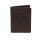 Reell Logo Leather Wallet Brown